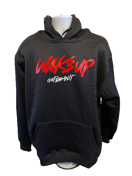 Black Wake Up hoodie