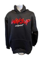 Black Wake Up hoodie